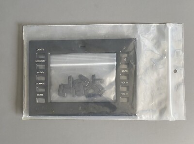 Crestron TPS-2000L  Front Bezel Faceplate w/Engraving (Black)