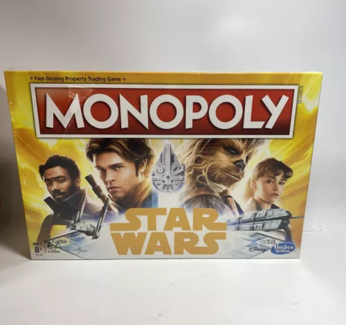 Monopoly Board Game Han Solo A Star Wars Story Edition Disney Hasbro Sealed