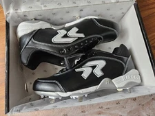 Ringor Dynasty II Women's Softball Spike BLACK | WHITE SZ 8