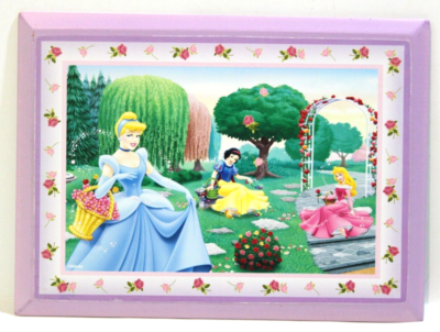 #ad Disney Princess Cinderella Snow White Aurora Wall Art Kids Room Decor 9quot;x6.5quot; $23.17