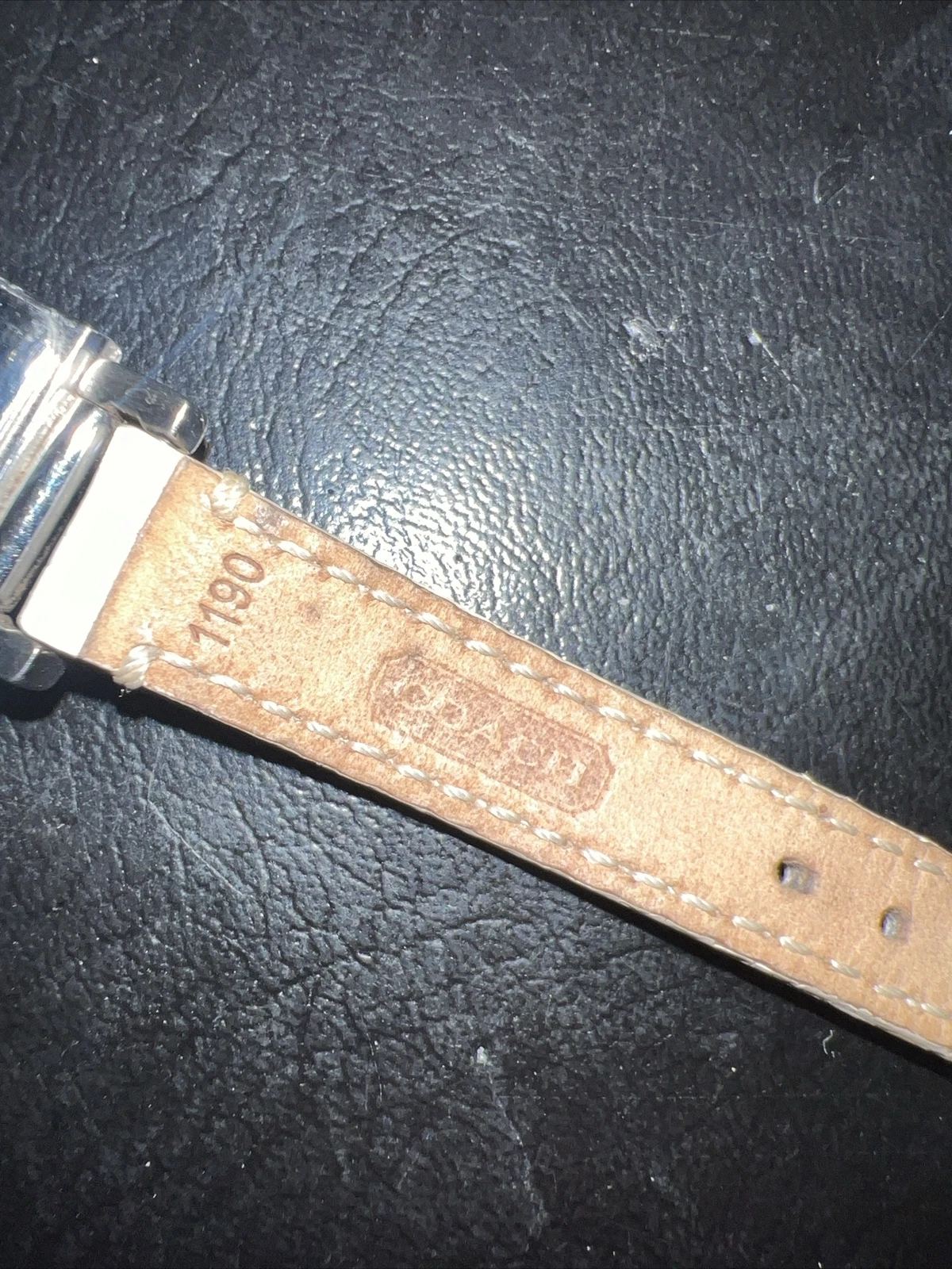 Orologio Pretty Donna Coach Tank Madison Cinturino in Pelle Bianca Batteria Nuova