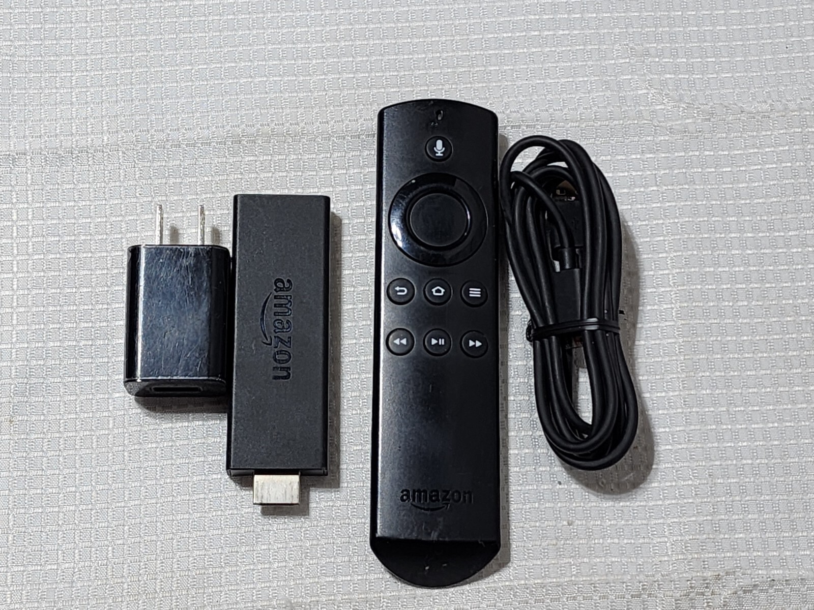 Amazon Fire TV Stick 2nd Generation LY73PR Remote Power Supply & Cable