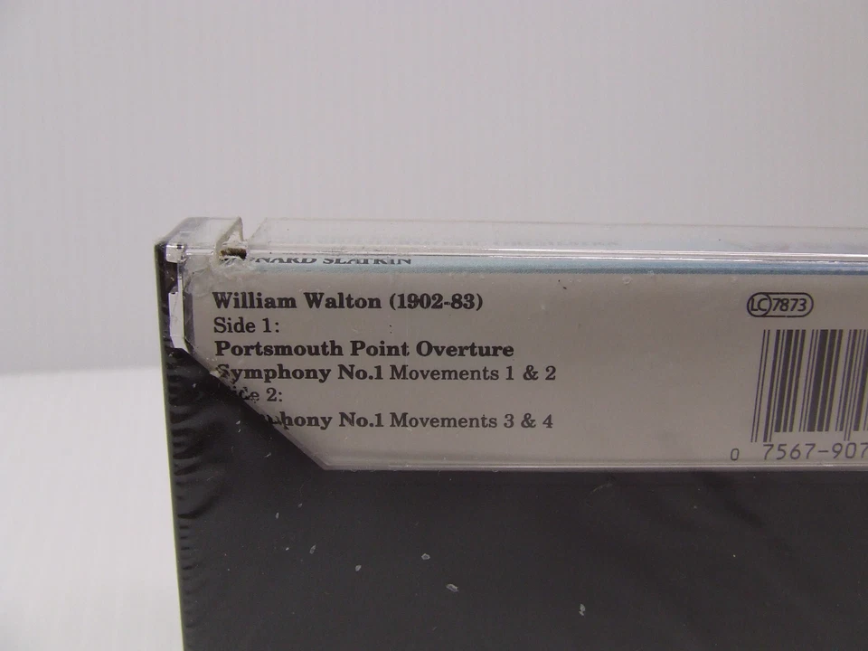 William Walton - Symphony No. 1, Portsmouth Point Overture (Cassette) - Image 3 of 4