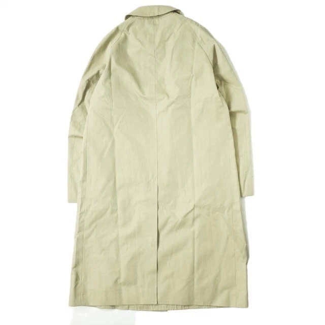 RJ by RING JACKET Cotton Gabardine Balmacaan Coat RJ019F08G 44 beige Bal collar