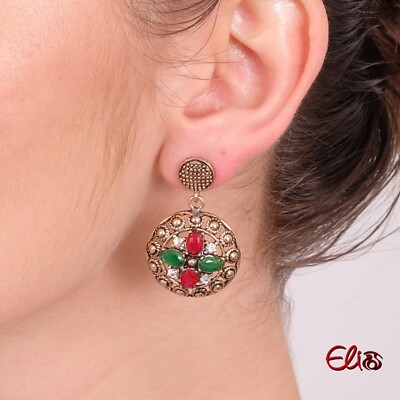 Women Earrings | EliPOT Clover Vintage Style Jewelry Earrings