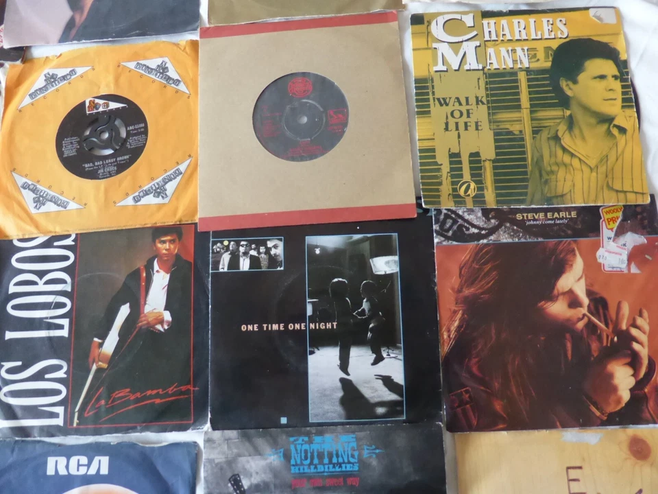 Lot: 30 X COUNTRY ROCK 7" VINYL -BONNIE RAITT/BYRDS/REM/ORBISON/OUTLAWS/COODER - Image 4 of 4