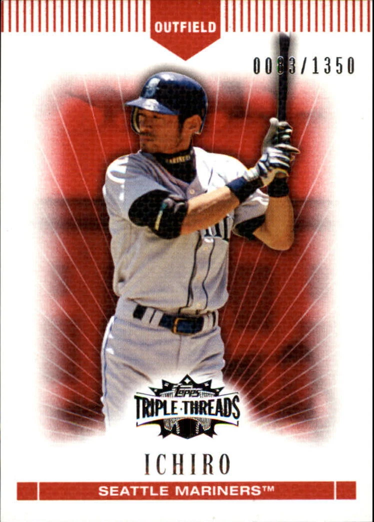 Topps Triple Threads Ichiro Suzuki 2007 #15 for sale | eBay