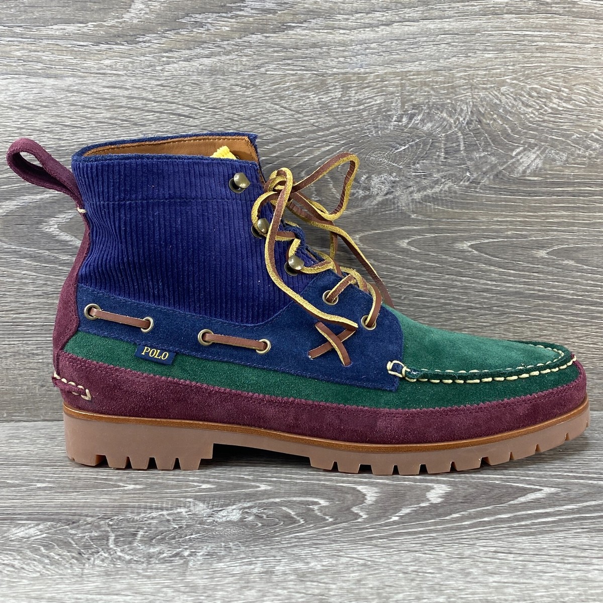 POLO Ralph Lauren Country Ranger MID Color Block Suede Corduroy