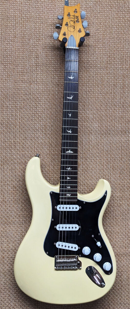 PRS SE Silver Sky Electric Guitar Moon White, Bolt-On John PRS SE Silver Sky Electric Guitar Moon White, Bolt-On John