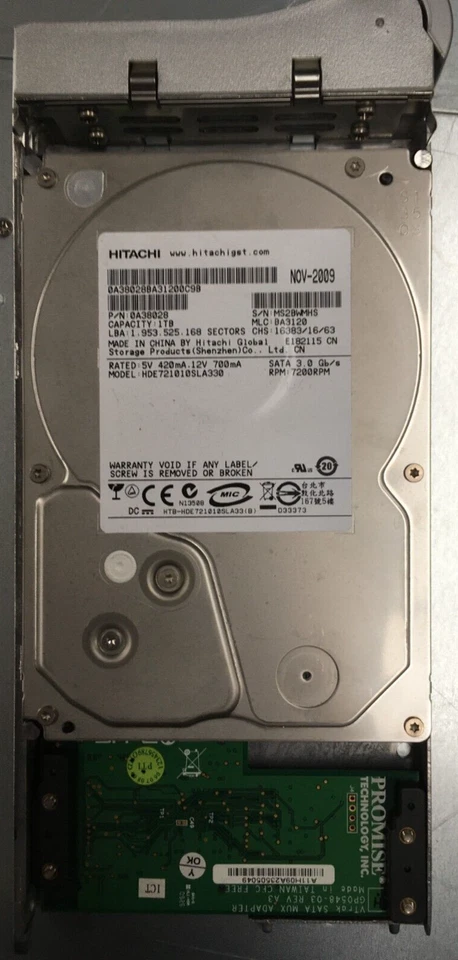 Promise VTrak J610s Series Storage Array l 16x 1TB SATA HDD 2xControllers 2xPSU - Image 3 of 4