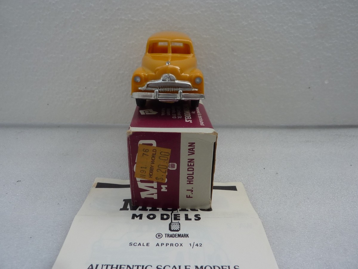 MICRO MODELS AUSTRALIE PLASTIQUE HOLDEN VAN CORLETT BROS GRIS NEUF SANS BOITE