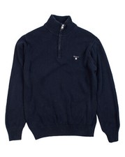Gant Zip Neck Classic Jumper Size M