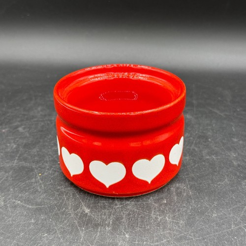 Waechtersbach Red Heart Sugar Bowl no Lid Germany - Picture 3 of 8