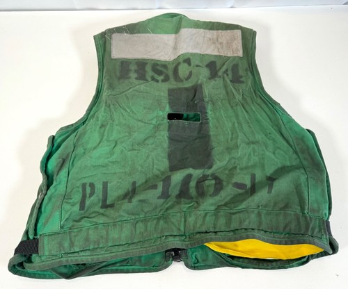 Chaleco salvavidas USN USMC Stearns MARK 1 cubierta de vuelo verde talla mediana - Imagen 3 de 6