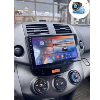 For Toyota RAV4 2007-2012 Apple Carplay Android 12 Car GPS Radio Stereo BT Wifi