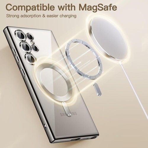 Stoßfeste Magnet Hülle Samsung S25 Ultra S23 Plus S24 FE A25 A35 A55 A15 S25 - Bild 46 von 52