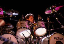 Lars Ulrich of Metallica performs New York July 10 1996 Historic Old Photo