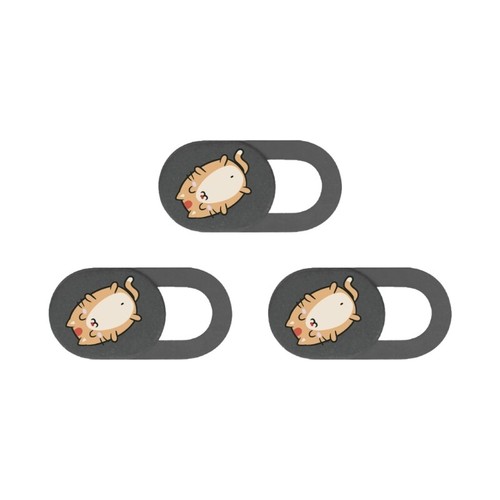 Universal Phone Camera Cover Slide Kitten Camera Cover Protect Security - Afbeelding 3 van 14