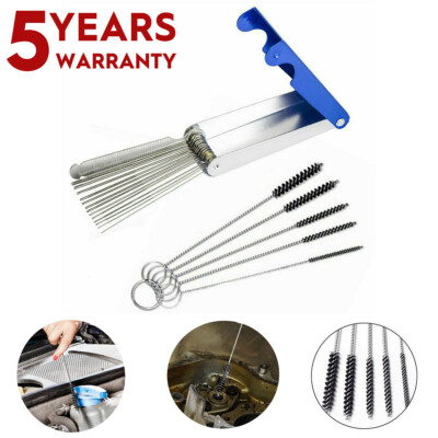 18PCS Carburetor Carb Jet Cleaning tools Set Wire Cleaner Kit For ...