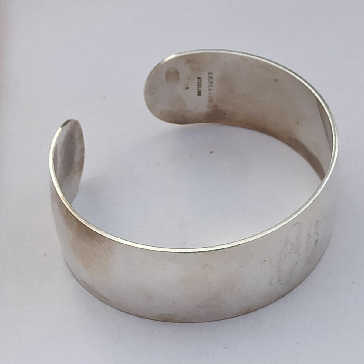 Vintage S.KIRK&SON Cuff Silver Cuff Bracelet Personalized Dated