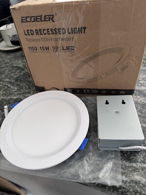 ECOELER 6 Inch Ultra Thin LED Recessed Ceiling Lights
