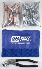 50 1/8  50 3/32 Heavy Duty Cleco Fasteners Cleco Pliers w Mesh Bag KHD4S100-3