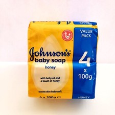 Johnsons Baby Soap Honey With Baby Lotion 4 Pack New Sealed