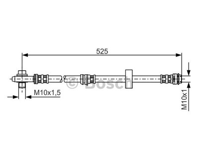 T 85 109 Bremsschlauch Bremsleitung NEU BREMBO