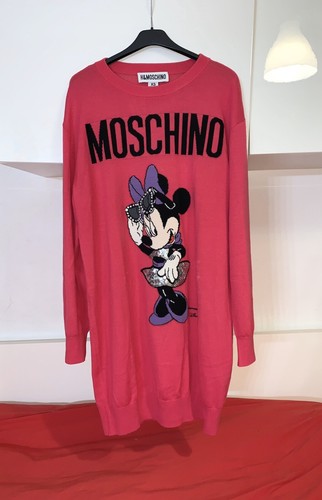 MOSCHINO X HM MAGLIONE LANA DISNEY MINNIE XS FUCSIA | eBay