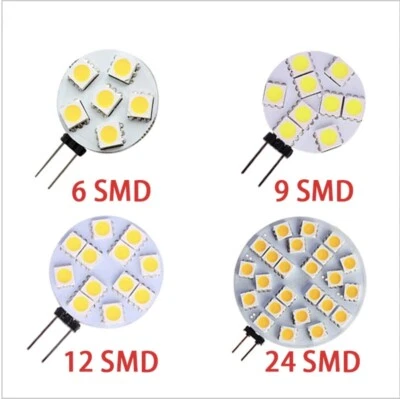 G4 LED Circular Bulbs in 1,2,3 and 4W- To Replace Halogen Bulbs - UK Stock