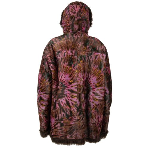 DSQUARED RUNWAY Oversize Lamb Fur Parka Jacket Coat Pink 38 US 2 XS S M 12350 - Picture 4 of 7