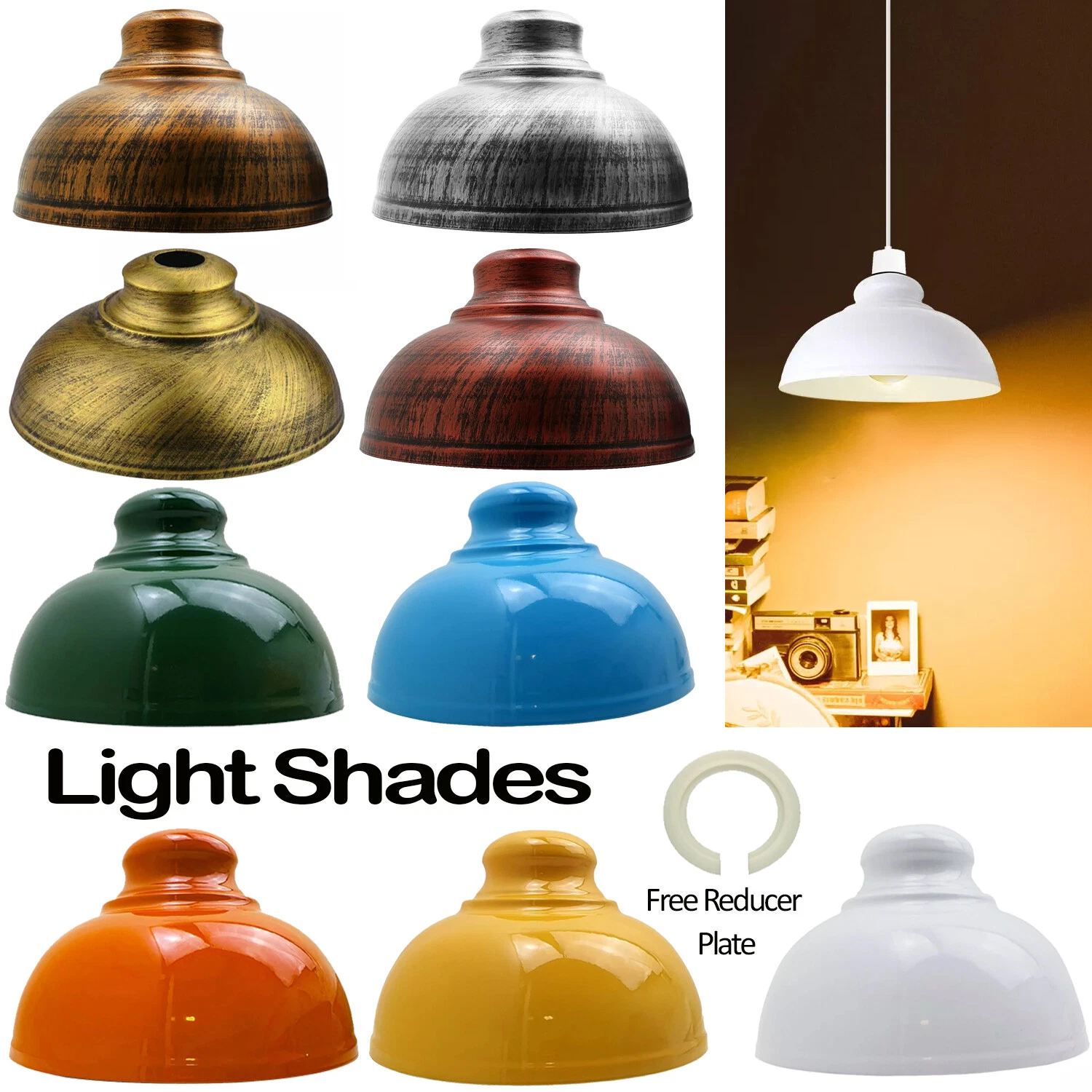 Vintage Ceiling Light Shade Retro Lampshade