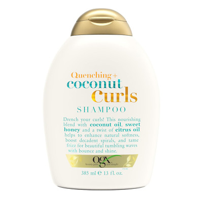 OGX Quenching + Coconut, Curl-Defining Shampoo, Hydrating & Nourishing Curly