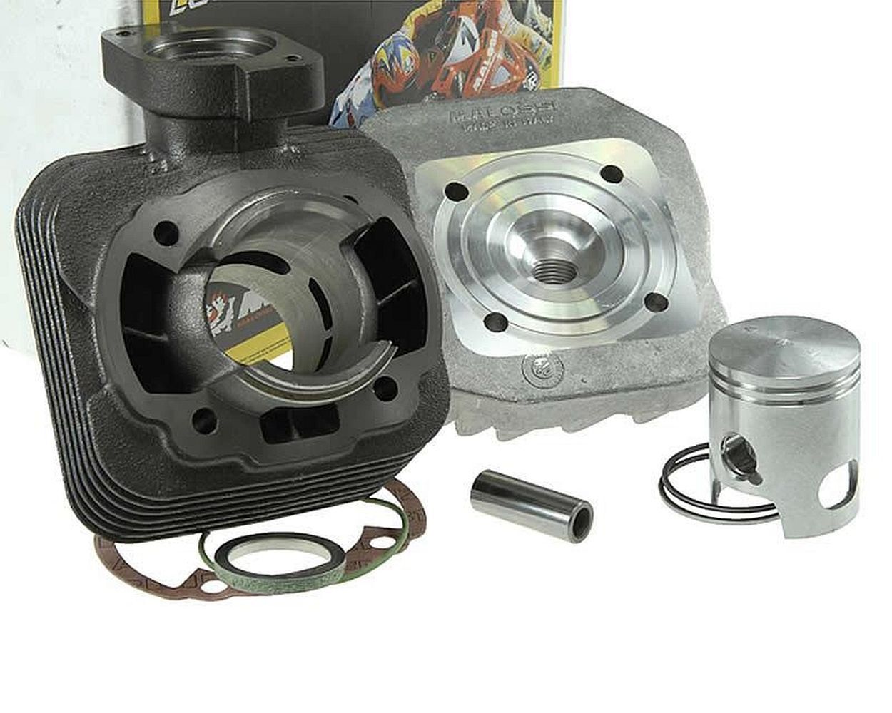 Courroie Renforcée Avec Galets Et Bloc Piston Pour Scooter Peugeot Elyseo 50 / Elystar 50 / Buxy - Kit Complet