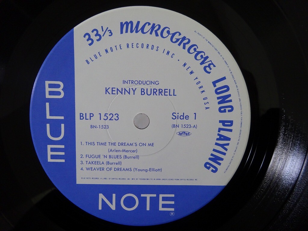 Kenny Burrell Introducing Kenny Burrell Blue Note BN 1523