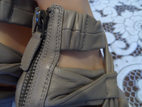Burberry Prorsum Taupe Lamb Leather Platform Heels Size 37.5M - Picture 18 of 24