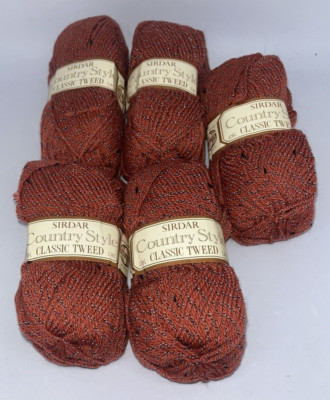 Lot of 7+  Sirdar Acrylic-Nylon-Wool Blend Yarn, 50g/141 Yds, Antique Rose #691