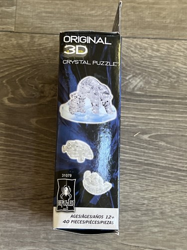BePuzzled Polar Bear Original 3D Crystal Puzzle, Ages 12 + Level 1, 40 Pieces - Picture 4 of 6