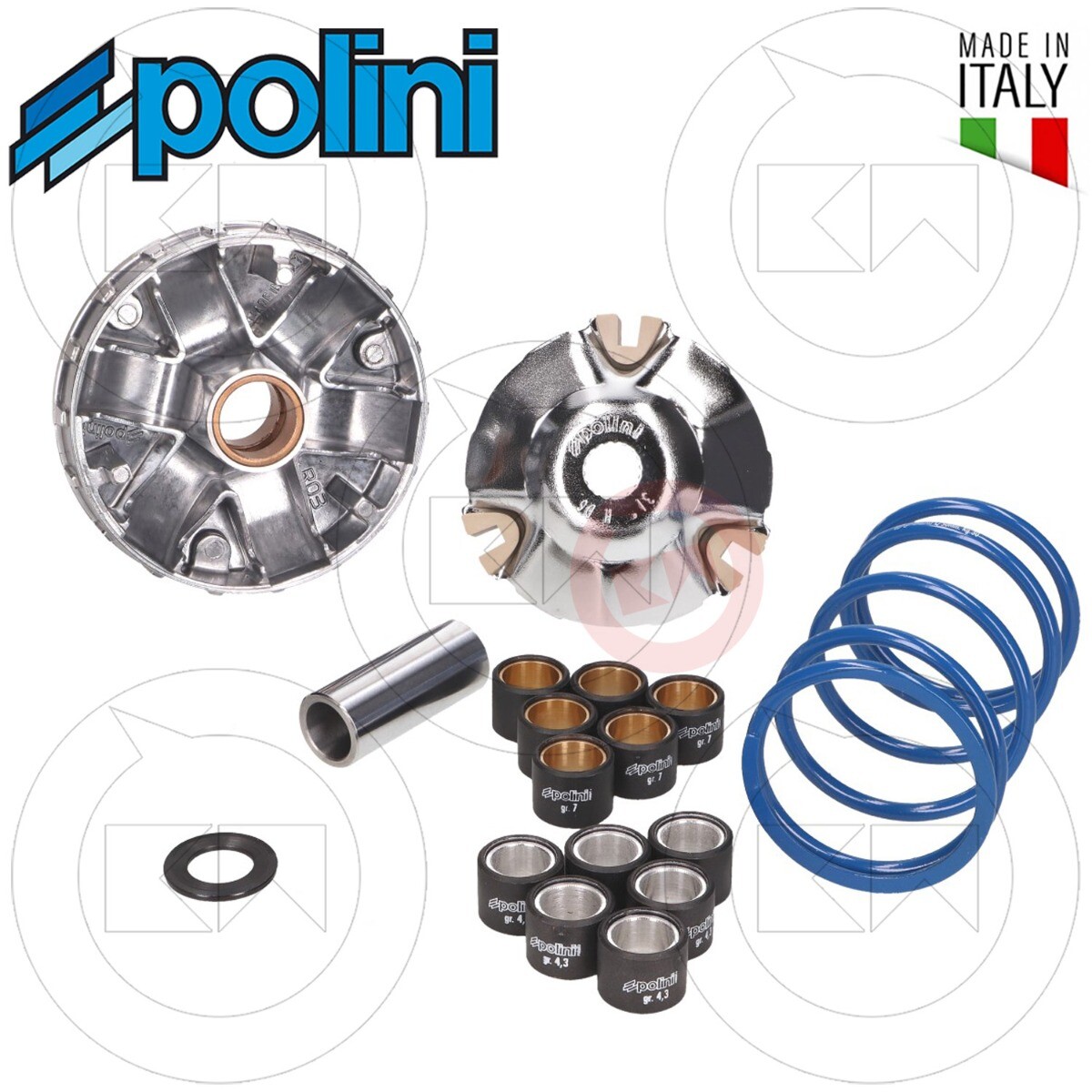 POLINI KIT VARIATORE HI-SPEED RULLI PIAGGIO VESPA 50 4T SPRINT