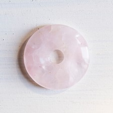 Donut pendentif QUARTZ ROSE 30…