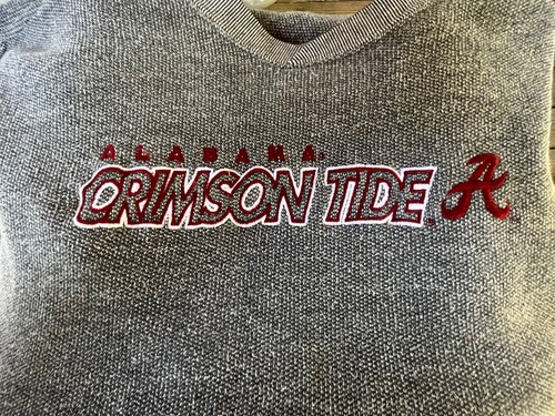 Vintage Starter Alabama Crimson Tide Sweatshirt Pullover Medium Heather Grau - Bild 2 von 9