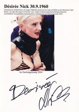 Autografo - Desiree Nick