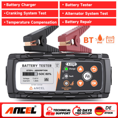  2025 Ancel BT521 Profi KFZ Batterietester mit automatische Batteriereparatur