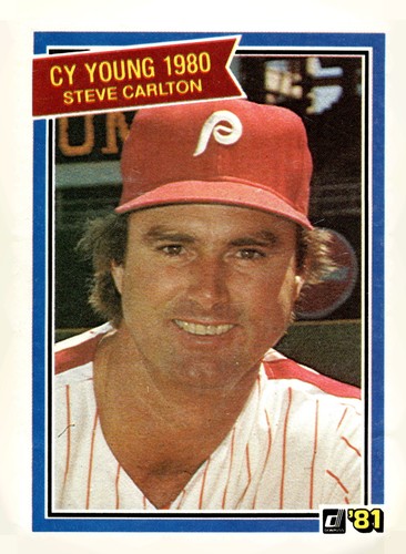 1981 Donruss #481 Steve Carlton