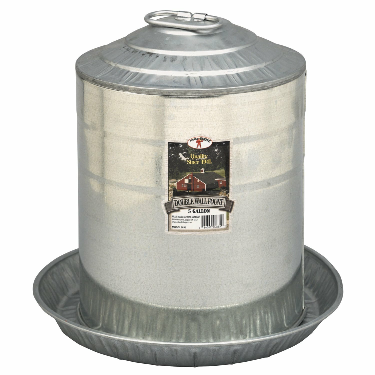 Little Giant Farm & Ag 5 Gallon Double Wall Fount Little Giant Farm & Ag 5 Gallon Double Wall Fount