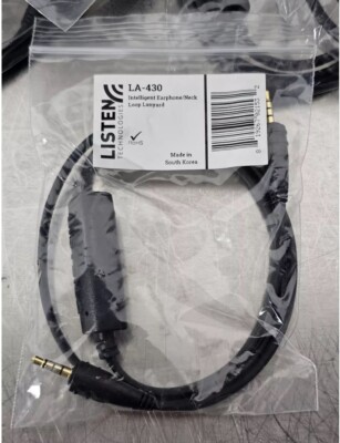 Listen LA-430 Intelligent Earphone/Neck Loop Lanyard