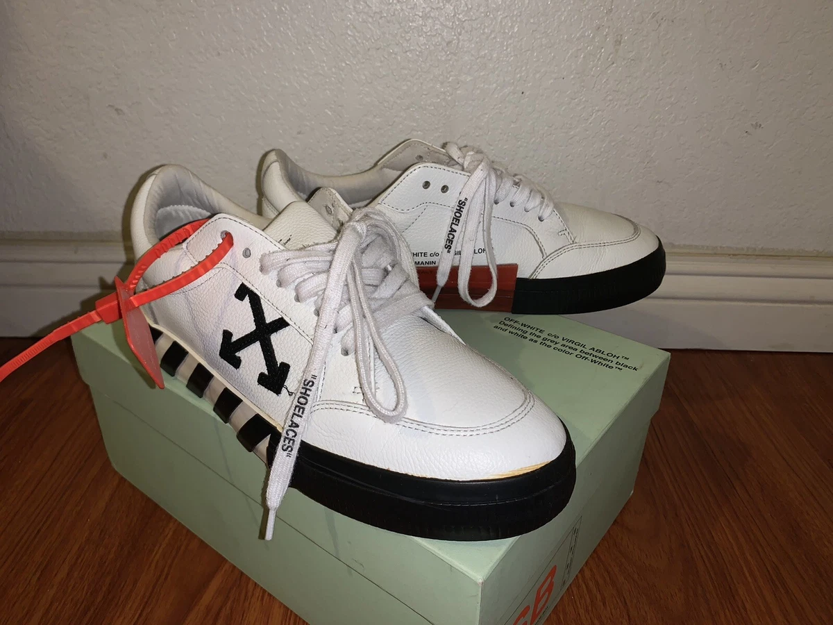 US Size - 11 , - 44 - Off-White Vulcanized Low White | eBay