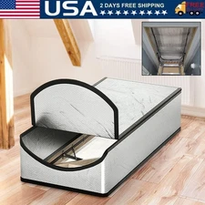 Attic Door Insulation Cover 25"X54"X11", Energy Saving Tent Attic Stairs Cover