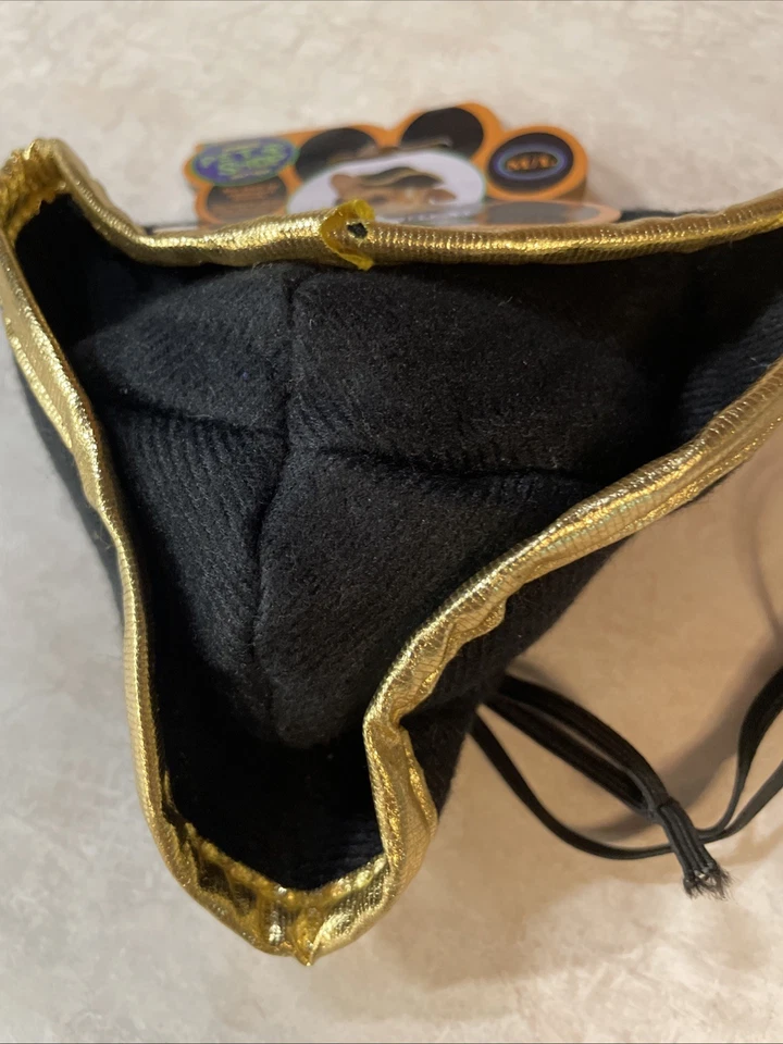 Pequeño Sombrero Pirata para Gatos Mascota Disfraz Accesorio Foto 4 de 4