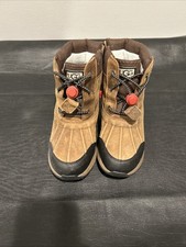 UGG KIDS TURLOCK LEATHER WEATHER WALNUT WATERPROOF SNOW BOOTS SIZE 2